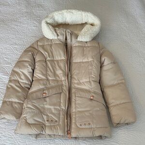 Kensie Girl Cream Sherpa Jacket
